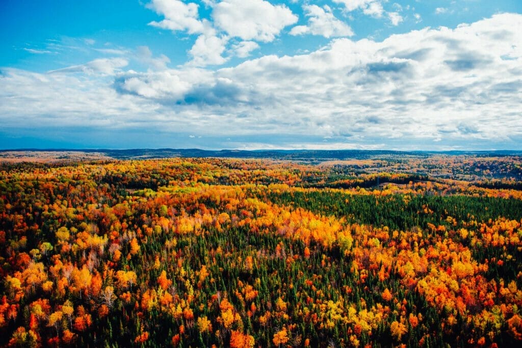 Les belles couleurs de l'automne au Lac-St-Jean