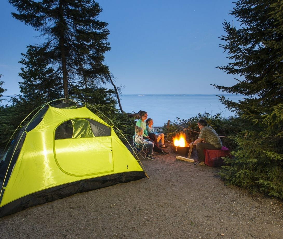 Quelques-uns des plus beaux sites de camping au Lac-Saint-Jean